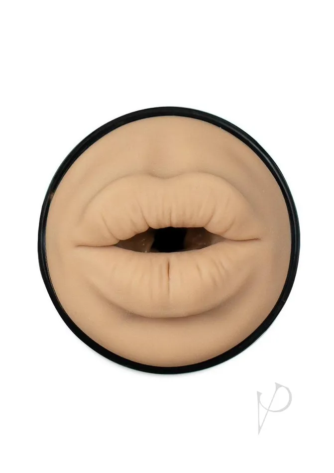Kiiroo Feel Victoria June Interactive Masturbator Mouth BlackVanilla Kiiroo Male Sex Toys