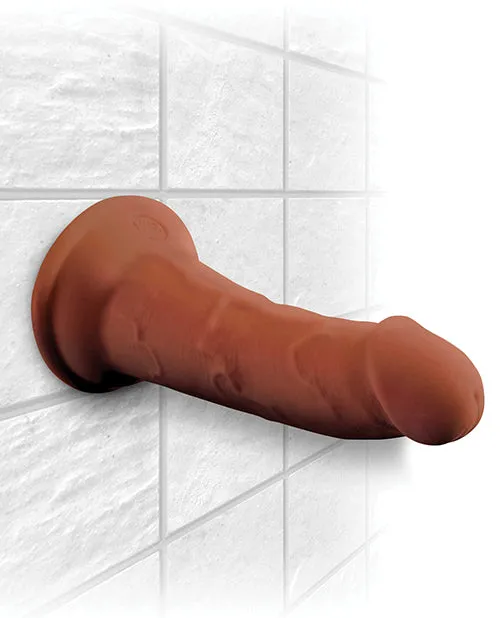 King Cock Dildos King Cock Plus Triple Density Dildo 6in Chocolate
