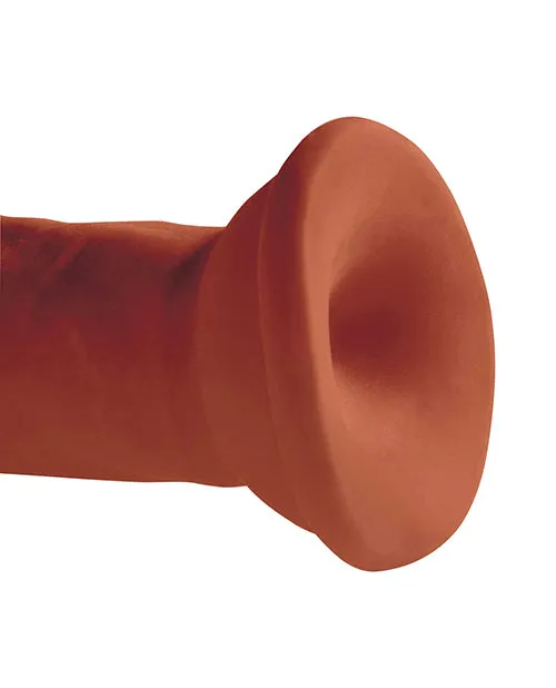 King Cock Dildos King Cock Plus Triple Density Dildo 6in Chocolate