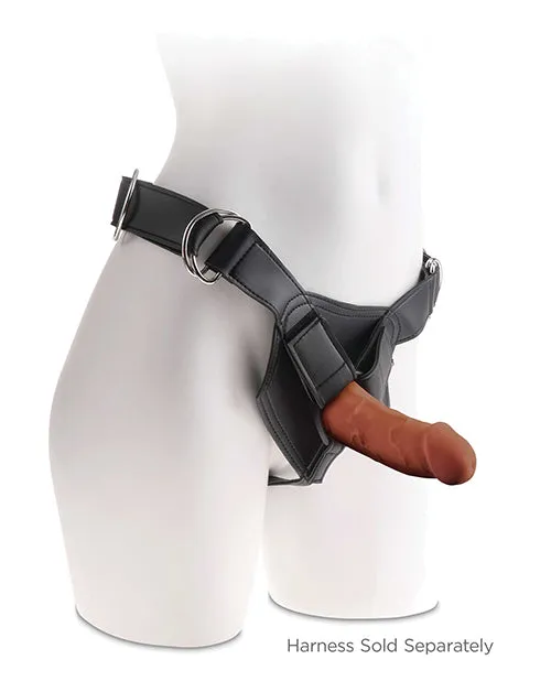King Cock Dildos King Cock Plus Triple Density Dildo 6in Chocolate