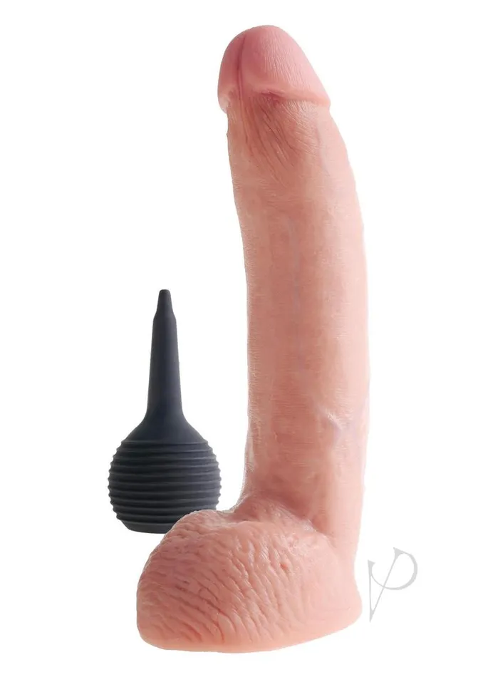 King Cock Squirting Dildo with Balls 9in Vanilla King Cock Dildos King Cock Squirting Dildo with Balls 9in Vanilla King Cock Dildos