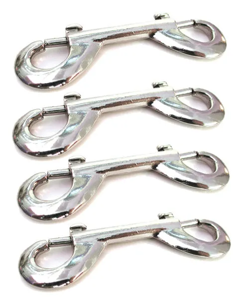 Kinklab KinkLab Nickel Plated Snap Hooks Pack of 4 Male Sex Toys