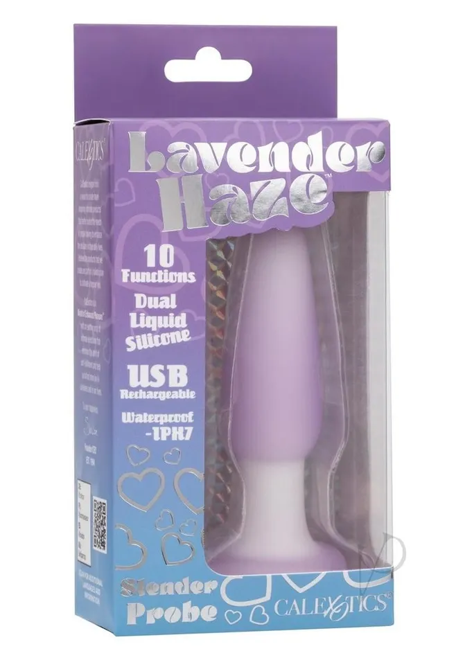 Lavender Haze Slender Probe Silicone Rechargeable Anal Plug PurpleWhite Lavender Haze Anal Lavender Haze Slender Probe Silicone Rechargeable Anal Plug PurpleWhite Lavender Haze Anal