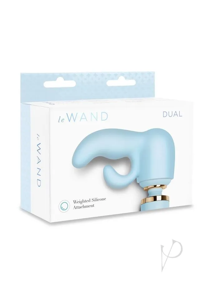 Le Wand Dual Weighted Silicone Attachment Blue Le Wand Female Sex Toys