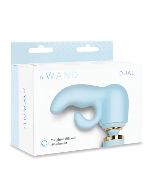 Le Wand Dual Weighted Silicone Attachment Blue Le Wand Female Sex Toys Le Wand Dual Weighted Silicone Attachment Blue Le Wand Female Sex Toys