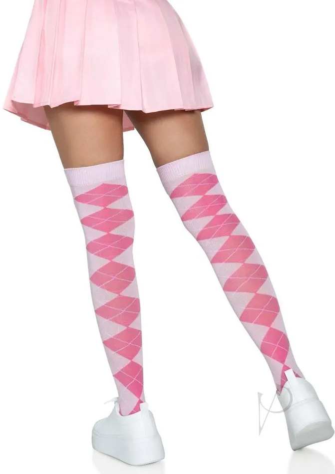 Leg Avenue Argyle Knit Over The Knee Socks OS Pink Leg Avenue Vibrators Leg Avenue Argyle Knit Over The Knee Socks OS Pink Leg Avenue Vibrators