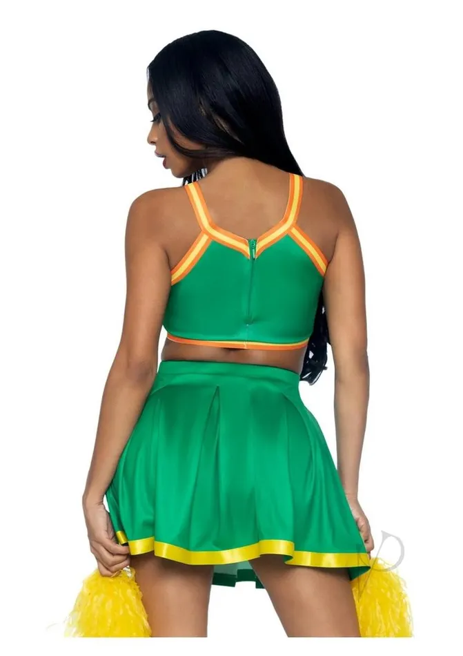 Leg Avenue Bring It Baddie Set Top with Cheer Logo Pleated Skirt and Pom Pom 3 Piece SmallMedium Green Leg Avenue Male Sex Toys Leg Avenue Bring It Baddie Set Top with Cheer Logo Pleated Skirt and Pom Pom 3 Piece SmallMedium Green Leg Avenue Male Sex Toys