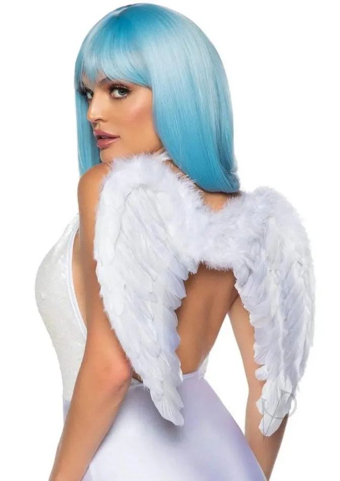 Leg Avenue Vibrators Marabou Trim Wings OS White