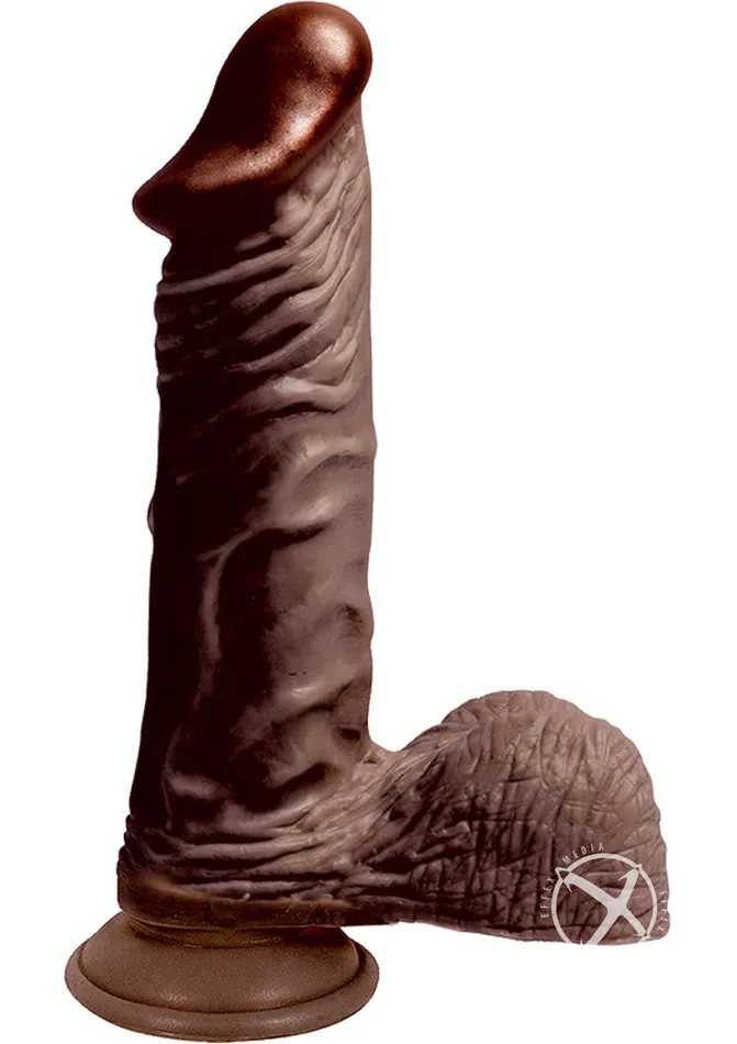 Lifelikes Dildos Lifelikes Black King Dildo 9in Chocolate