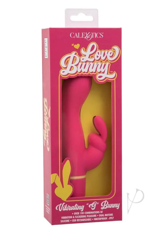 Love Bunny Vibrators Love Bunny Vibrating G Bunny Rechargeable Silicone Rabbit Vibrator PinkYellow Love Bunny Vibrators Love Bunny Vibrating G Bunny Rechargeable Silicone Rabbit Vibrator PinkYellow