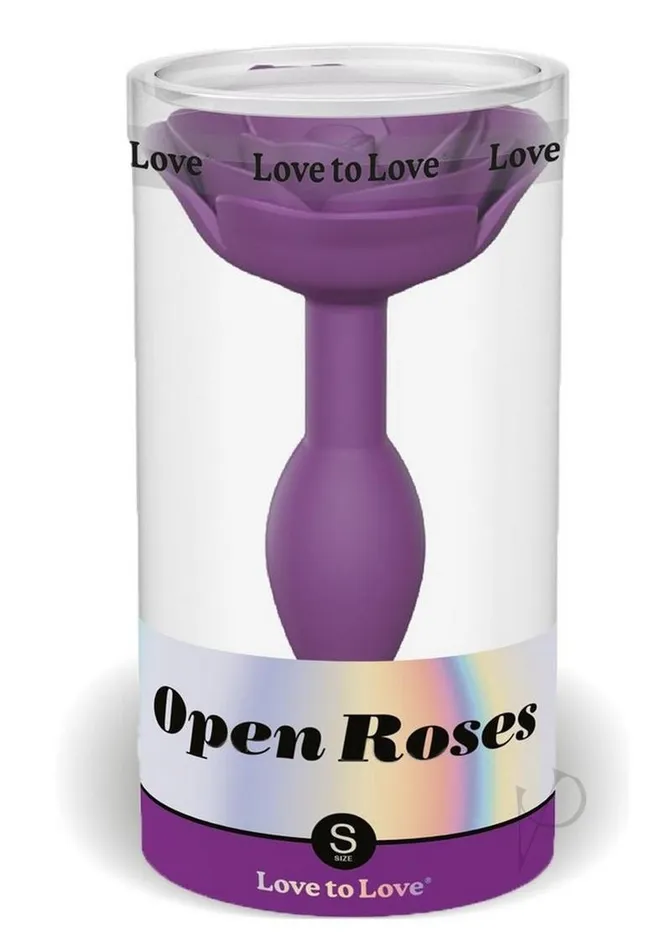 Love To Love Male Sex Toys Open Roses Silicone Anal Plug Small Purple Rain Love To Love Male Sex Toys Open Roses Silicone Anal Plug Small Purple Rain