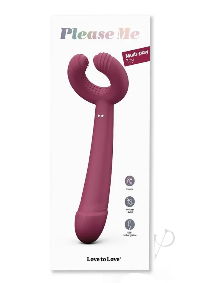 Love To Love Please Me Rechargeable Silicone Vibrator Plum Star Female Sex Toys Love To Love Please Me Rechargeable Silicone Vibrator Plum Star Female Sex Toys