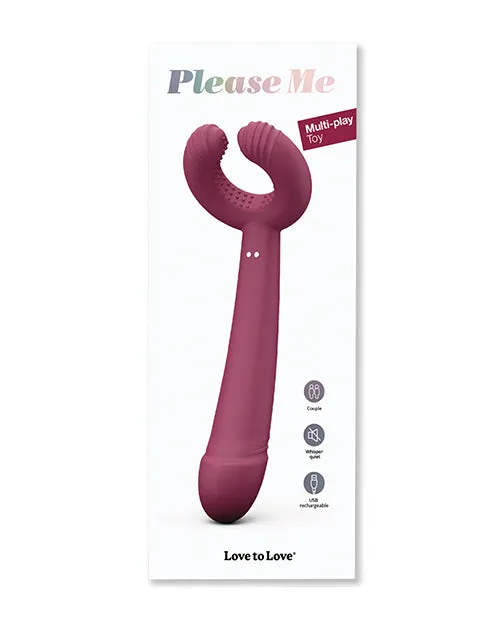 Love To Love Please Me Rechargeable Silicone Vibrator Plum Star Female Sex Toys Love To Love Please Me Rechargeable Silicone Vibrator Plum Star Female Sex Toys