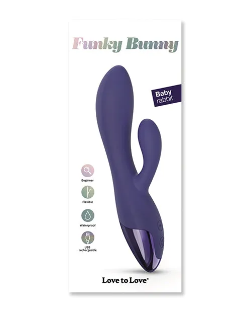 Love To Love Vibrators Love to Love Funky Bunny Small Rabbit Midnight Indigo