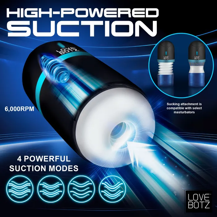 LoveBotz Male Sex Toys The Milker MegaPod Sucking Masturbator
