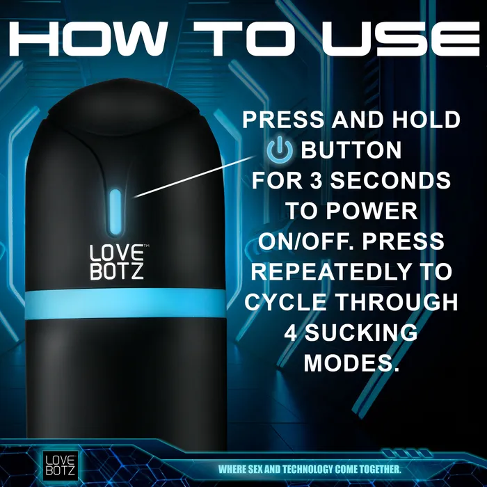 LoveBotz Male Sex Toys The Milker MegaPod Sucking Masturbator