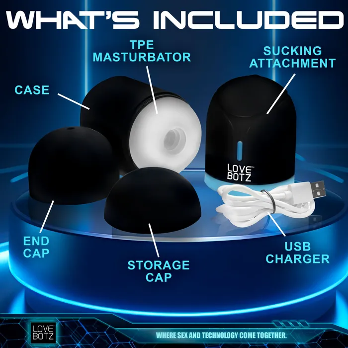 LoveBotz Male Sex Toys The Milker MegaPod Sucking Masturbator