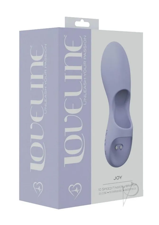 Loveline Female Sex Toys LoveLine Joy Rechargeable Silicone Finger Vibrator Lavender Loveline Female Sex Toys LoveLine Joy Rechargeable Silicone Finger Vibrator Lavender