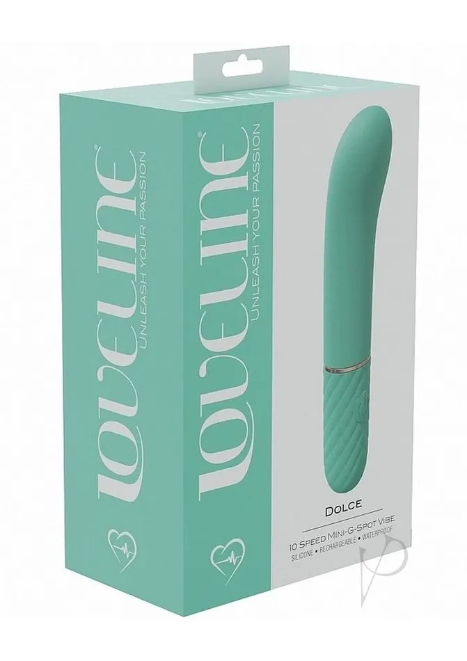 Loveline LoveLine Dolce Silicone Mini Vibrator Green Female Sex Toys