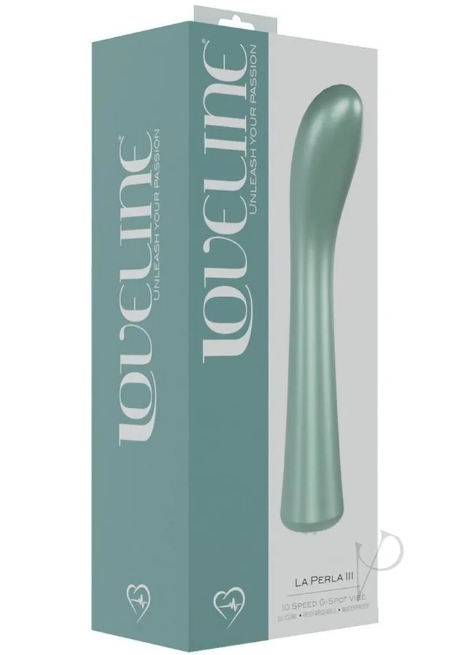 Loveline LoveLine La Peria III Rechargeable 10 Speed GSpot Vibrator Green Female Sex Toys Loveline LoveLine La Peria III Rechargeable 10 Speed GSpot Vibrator Green Female Sex Toys