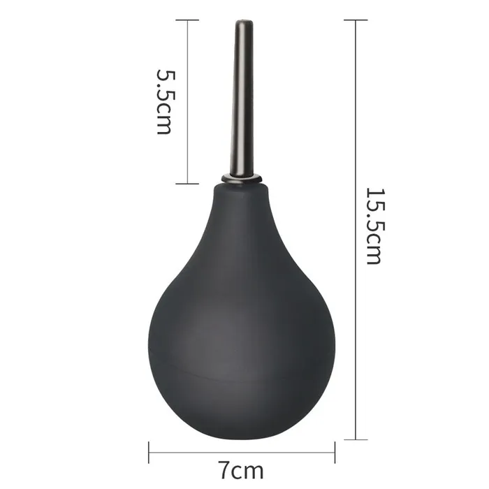 Lovetoy Anal Bondage Fetish Deluxe Unisex Round Douche 160 ml Black
