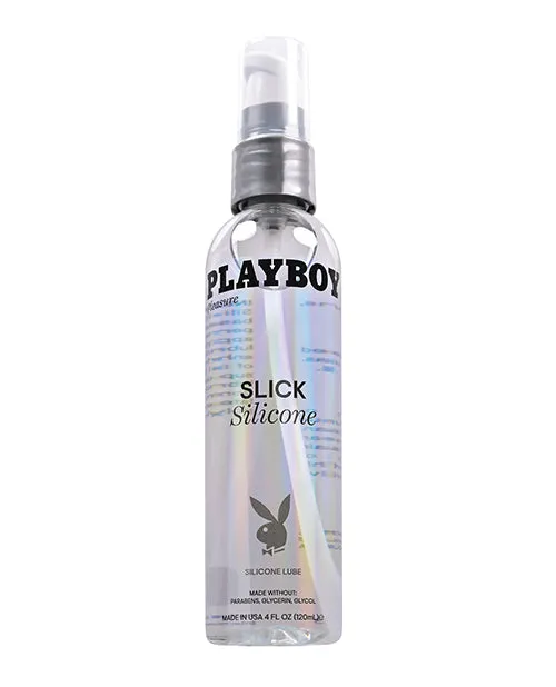 Lubricants Playboy Playboy Slick Silicone Lubricant 4oz Lubricants Playboy Playboy Slick Silicone Lubricant 4oz