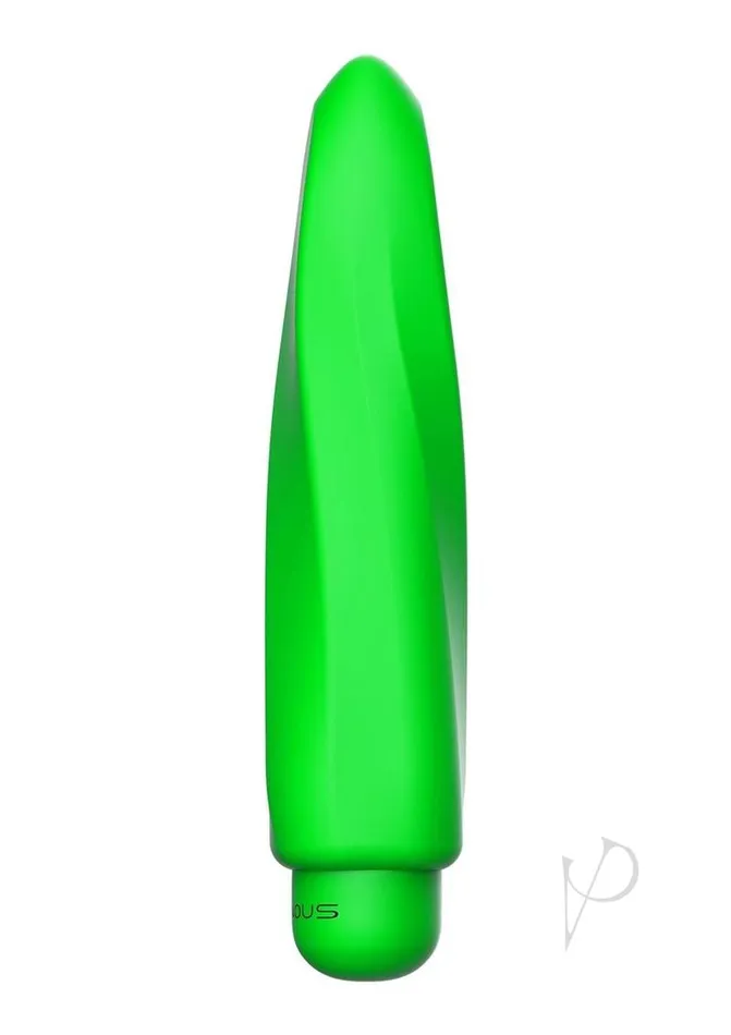Luminous Myra Bullet with Silicone Sleeve Green Luminous Female Sex Toys Luminous Myra Bullet with Silicone Sleeve Green Luminous Female Sex Toys