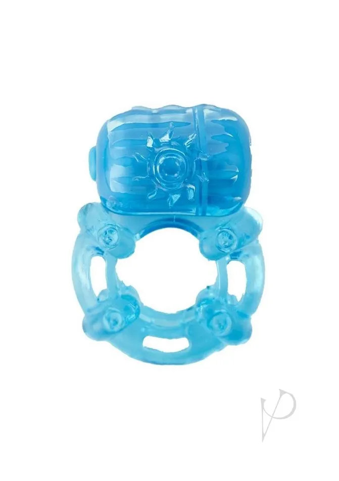 Macho Male Sex Toys The MachO Erection Keeper Silicone Vibrating Cock Ring Blue Macho Male Sex Toys The MachO Erection Keeper Silicone Vibrating Cock Ring Blue