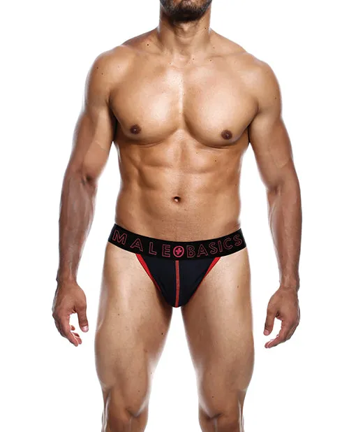 Male Basics Neon Thong Red SM Malebasics Vibrators