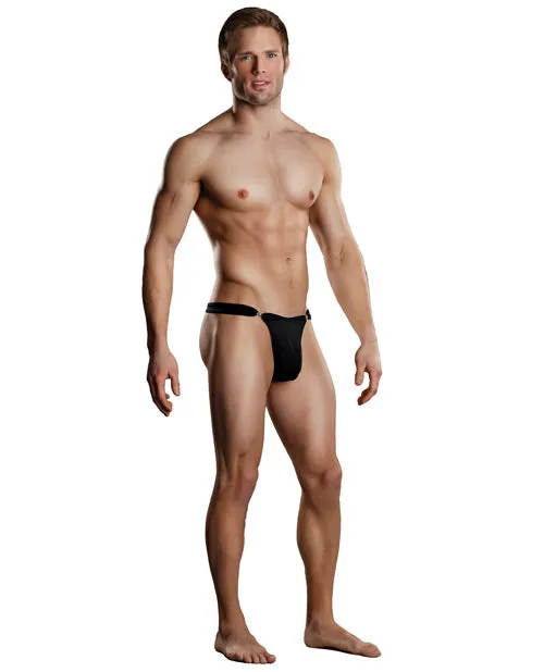 Male Power Bong Clip Thong Black LXL Male Power Anal