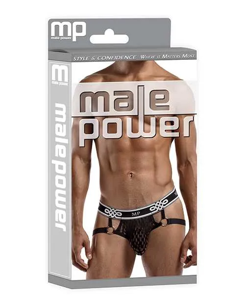 Male Power Jock Ring Black SM Anal Male Power Jock Ring Black SM Anal