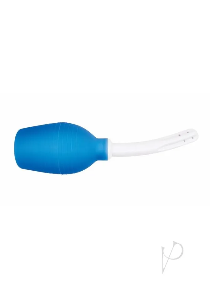 Male Sex Toys AquaClean Large Volume 310ML Douche with One Way Valve BlueWhite Aqua Clean Male Sex Toys AquaClean Large Volume 310ML Douche with One Way Valve BlueWhite Aqua Clean