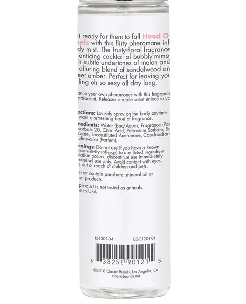 Male Sex Toys Cgc CG Pheromone Fragrance Mist Head Over Heels 35 Ounces
