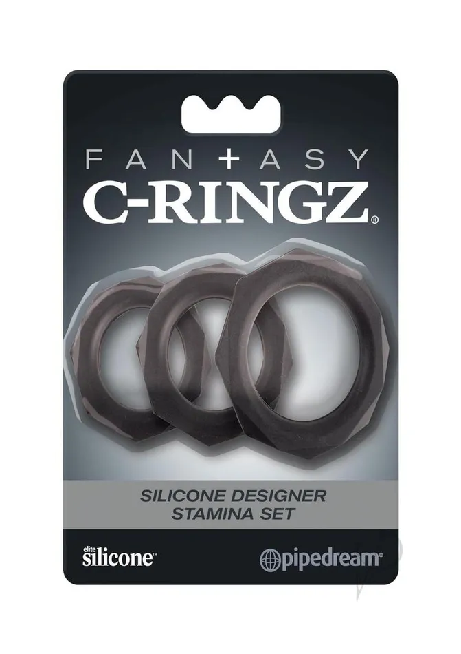 Male Sex Toys Fantasy CRingz Silicone Designer Stamina Cock Ring Set Black Fantasy C Ringz Male Sex Toys Fantasy CRingz Silicone Designer Stamina Cock Ring Set Black Fantasy C Ringz