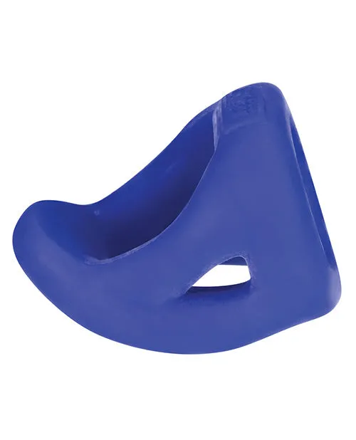 Male Sex Toys Hunkyjunk Hunkyjunk Slingshot Silicone 3 Ring Teardrop Cock Ring Blue