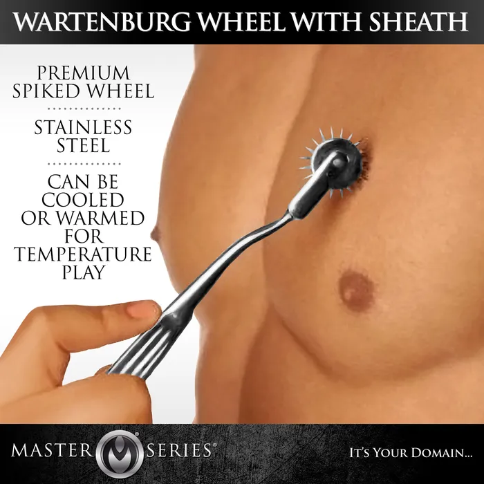 Male Sex Toys Kink Industries Wartenburg Wheel With Sheath