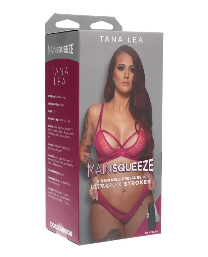Male Sex Toys Main Squeeze Main Squeeze Tana Lea Ultraskyn Masturbator Pussy Vanilla