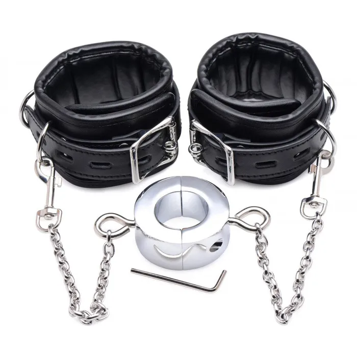Male Sex Toys Master Series Hells Tether Ball Stretcher Humbler