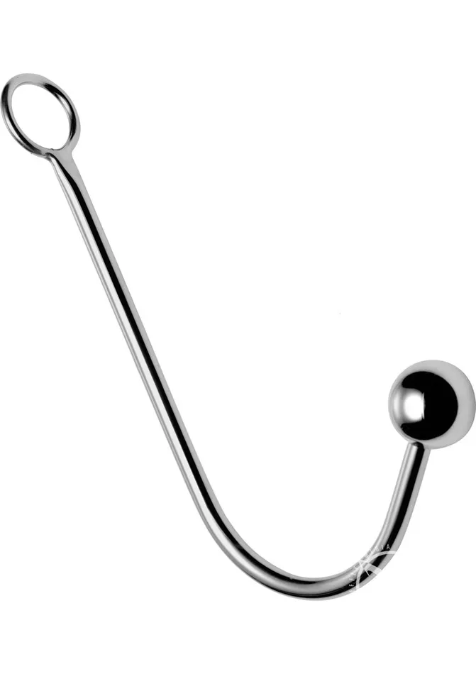 Male Sex Toys Master Series Master Series Hooked Stainless Steel Anal Hook