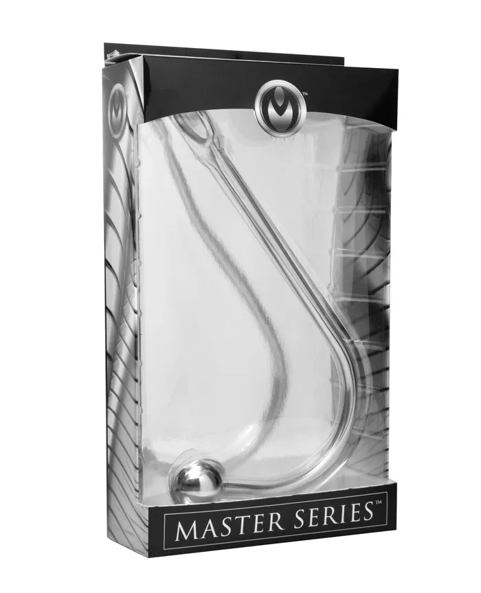 Male Sex Toys Master Series Master Series Hooked Stainless Steel Anal Hook