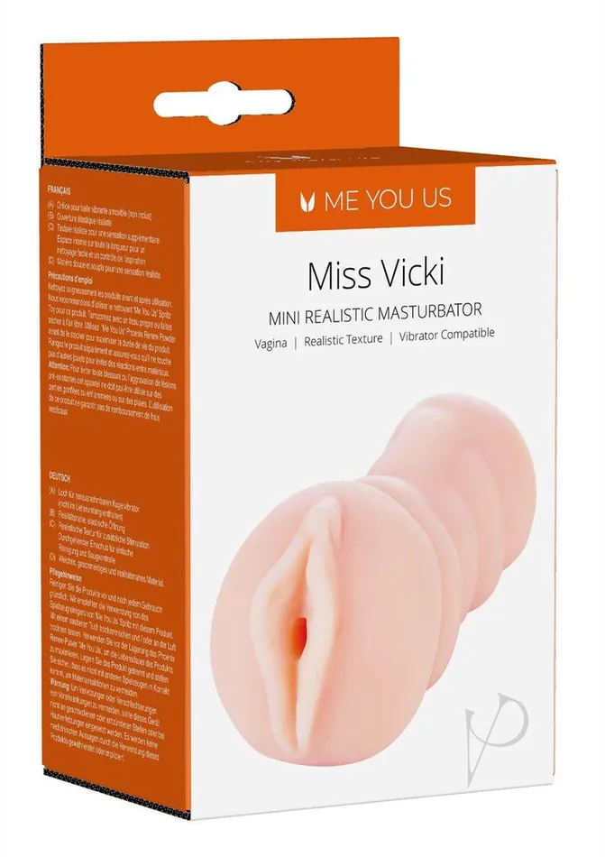 Male Sex Toys Me You Us ME YOU US Mini Vicki Mini Realistic Masturbator Pussy Vanilla Male Sex Toys Me You Us ME YOU US Mini Vicki Mini Realistic Masturbator Pussy Vanilla