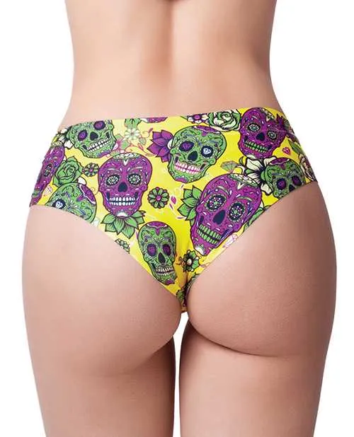 Male Sex Toys Mememe Mememe Skulls Lovers Muertos Printed Slip XL