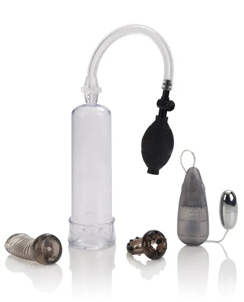 Male Sex Toys Optimum Series StaHard Erecotor Set Penis Pump Clear Optimum Series Male Sex Toys Optimum Series StaHard Erecotor Set Penis Pump Clear Optimum Series