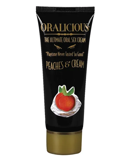Male Sex Toys Oralicious Oralicious Ultimate Oral Sex Cream 2oz Peaches and Cream