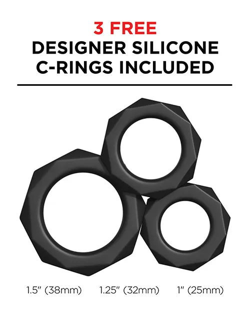 Male Sex Toys Pdx Elite PDX Elite Moto Blower Masturbator Black