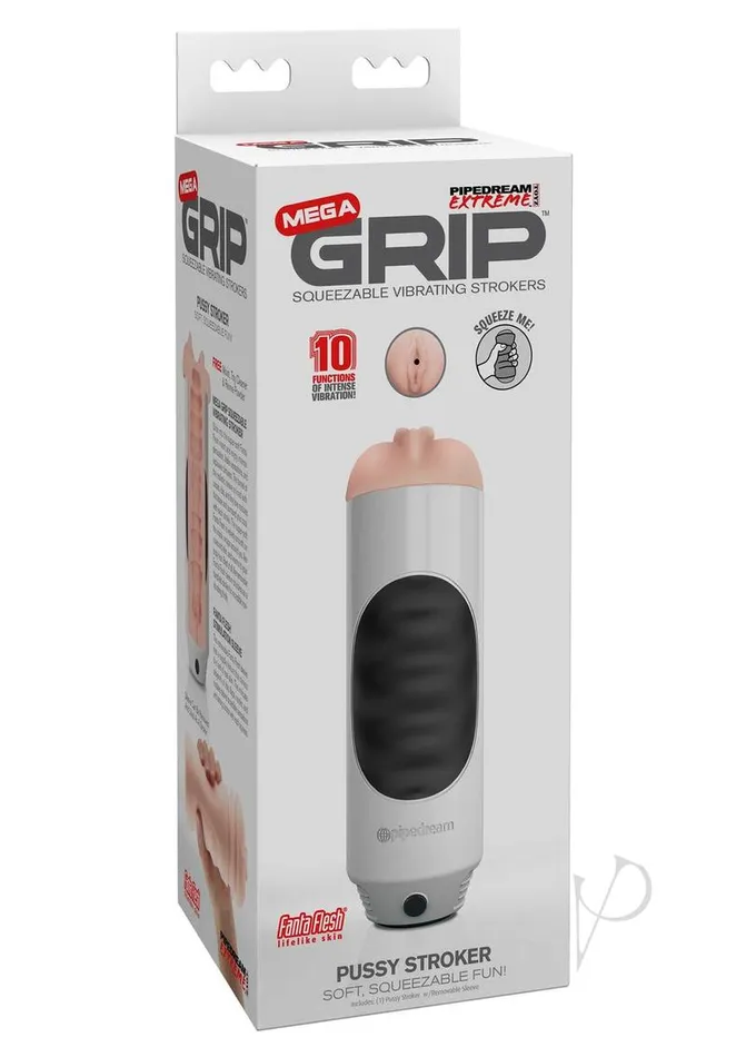 Male Sex Toys Pipedream Extreme Toyz Pipedream Extreme Toyz Mega Grip Vibrating Pussy Masturbator Pussy WhiteBlackVanilla Male Sex Toys Pipedream Extreme Toyz Pipedream Extreme Toyz Mega Grip Vibrating Pussy Masturbator Pussy WhiteBlackVanilla