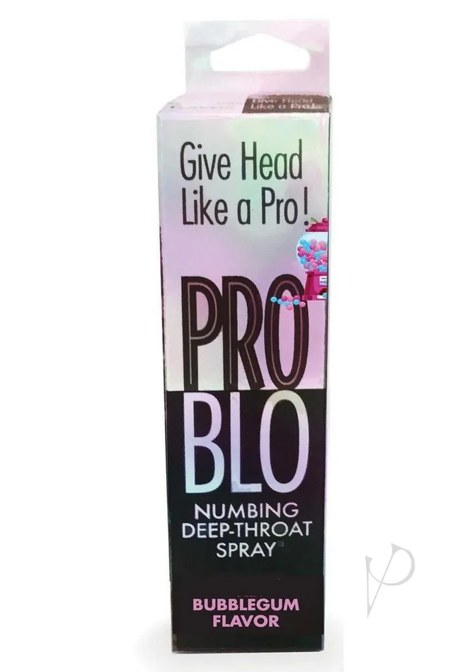 Male Sex Toys ProBlo Numbing DeepThroat Spray 1oz Bubblegum Problo