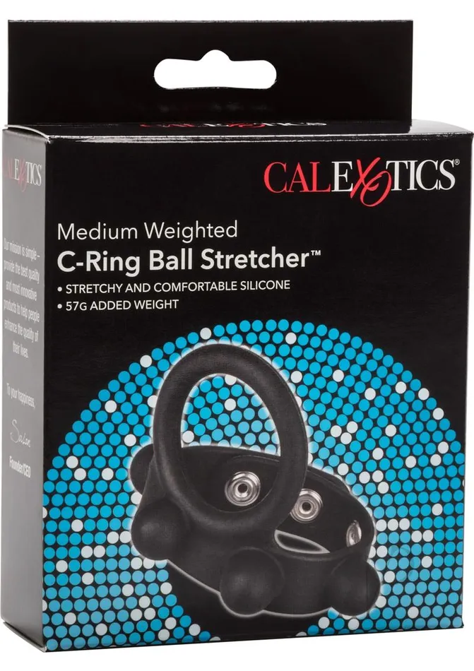 Male Sex Toys Rings Silicone Medium Weighted CRing Ball Stretcher Cock Ring Black Male Sex Toys Rings Silicone Medium Weighted CRing Ball Stretcher Cock Ring Black