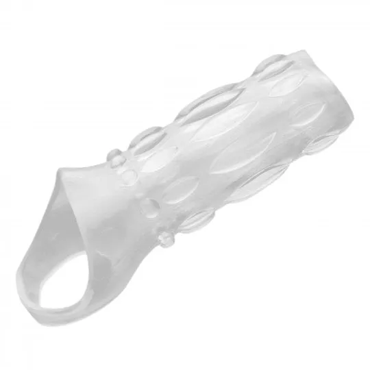 Male Sex Toys Size Matters Clear Sensations Enhancer Sex Sleeve