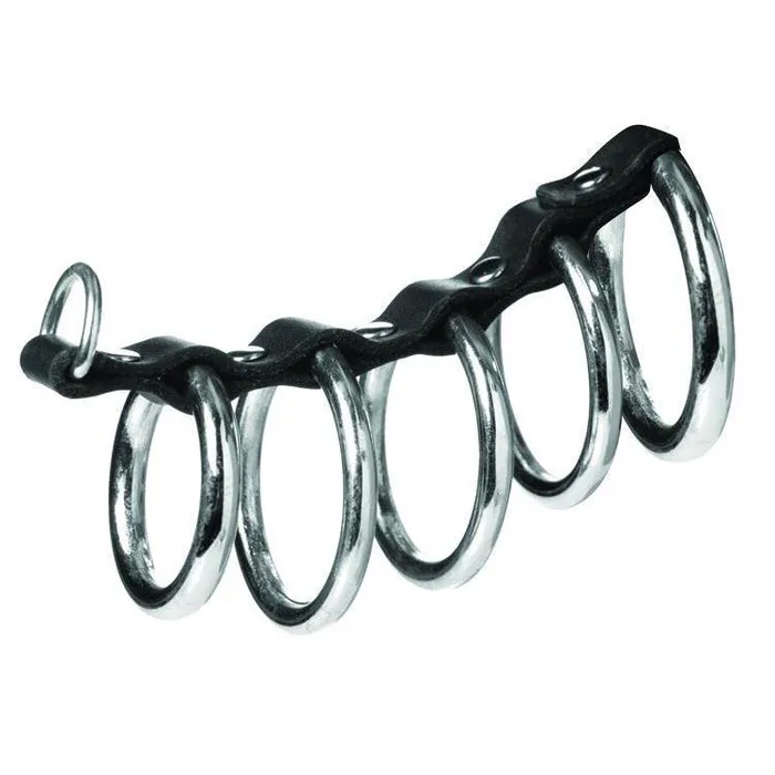 Male Sex Toys Strict 5Ring Chastity Device
